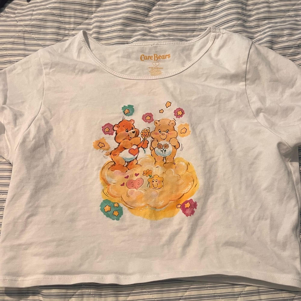 PacSun CareBears Graphic Crop Baby Tee